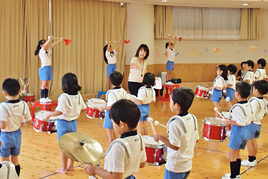 【幼稚園】夏期保育を行いました