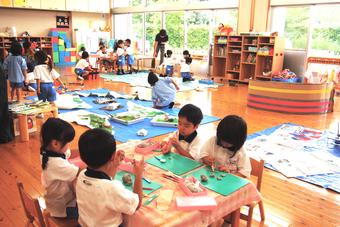 【幼稚園】夏期保育を行いました