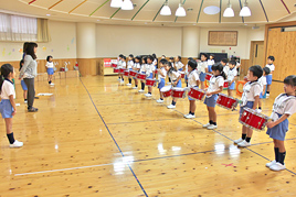 【幼稚園】第4回「マーチング教室」を行いました