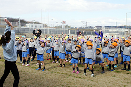 【幼稚園】ミニマラソン大会をしました