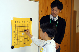 【幼稚園】親子囲碁教室をしました
