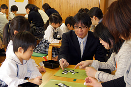 【幼稚園】親子囲碁教室をしました