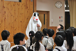 【幼稚園】節分の日の会を行いました
