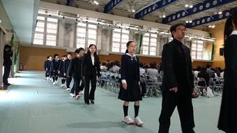 【中学校】【高校】平成27年度入学式を行いました