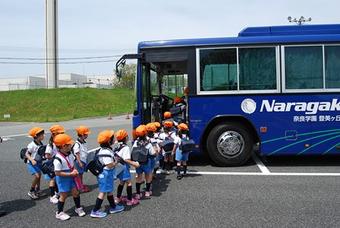 【幼稚園】「九条公園」へ春の遠足へ出かけました