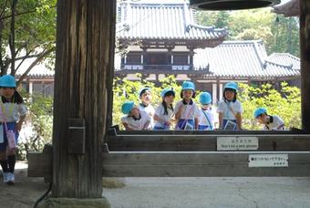 【幼稚園】唐招提寺へ春の遠足に出掛けました