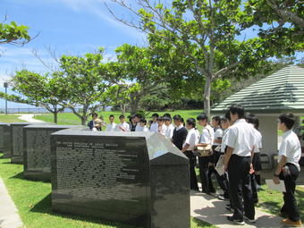 【中学校】Y1学年　沖縄宿泊研修を行いました