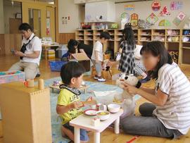 【幼稚園】2歳児保育わくわくルームを行いました