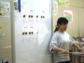 【幼稚園】マーチング教室を行いました