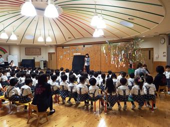 【幼稚園】七夕の日の会を行いました