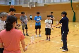 育友会(登翔会)主催のバドミントンフェスティバルが実施されました