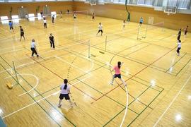 育友会(登翔会)主催のバドミントンフェスティバルが実施されました