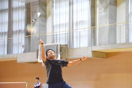 育友会(登翔会)主催のバドミントンフェスティバルが実施されました