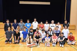 育友会(登翔会)主催のバドミントンフェスティバルが実施されました
