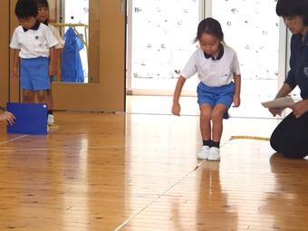 【幼稚園】運動能力調査を行いました