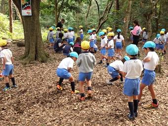 【幼稚園】生駒山山麓公園・森の工作館に出掛けました