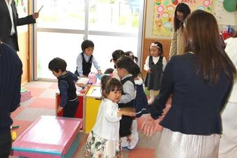 2歳児保育「いちご組」の入会式を行いました