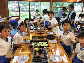 P４(小4)生が美山へ宿泊学習に行ってきました