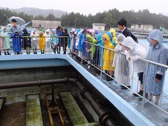 P3が浄水場見学に行きました