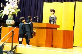 2019年度奈良学園小学校入学式を行いました