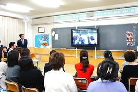 Ｍ１広島宿泊学習報告会を行いました