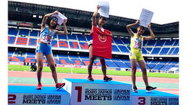 全国中学生陸上競技大会１００ｍ優勝！！(校長ブログより)