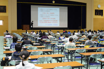 中学入試プレテストおよび返却解説会を実施しました