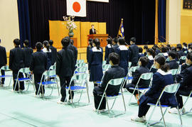 令和3年度奈良学園登美ヶ丘中学校入学式を挙行しました