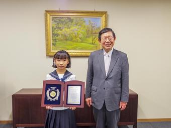 M1生が「学校法人奈良学園栄誉賞」を受賞しました