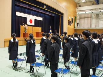 令和4年度奈良学園登美ヶ丘中学校入学式を挙行しました