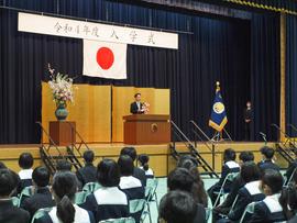 令和4年度奈良学園登美ヶ丘中学校入学式を挙行しました