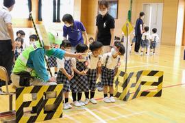 交通安全教室を行いました