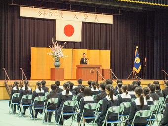 令和５年度奈良学園登美ヶ丘中学校入学式を挙行しました