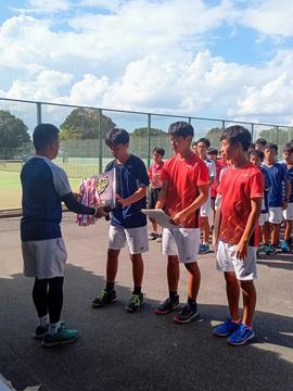 第73回奈良県中学校新人大会　団体戦　男女Ｗ優勝