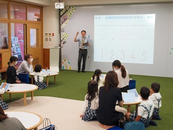 ならがくプレスクール国語・算数with給食試食会を開催しました