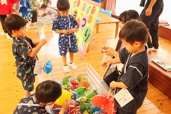 夏祭りを行いました