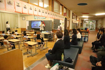ならがくプレスクール国語・算数with給食試食会を開催しました