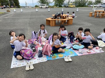 P1生が春の遠足に行ってきました