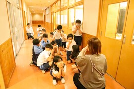 幼小中高合同防火避難訓練を行いました
