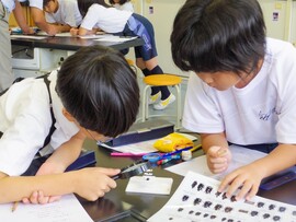 P3生を対象に理科の出前授業を実施しました