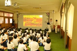 食品ロス削減キャラバンの出前授業を受けました