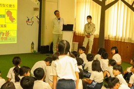 食品ロス削減キャラバンの出前授業を受けました
