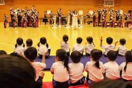 マーチングバンド鑑賞会を行いました