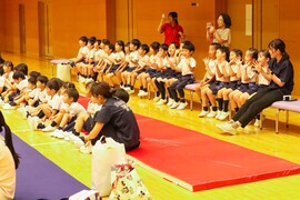 マーチングバンド鑑賞会を行いました