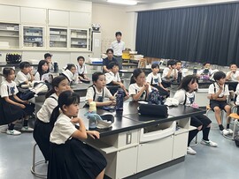 Ｐ４生の天体デビュー！夜の学校で「天体観望会」