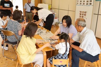 敬老の日の参観を行いました