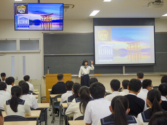 M4学年で校内プレゼンテーションコンテストを行いました