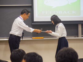 M4学年で校内プレゼンテーションコンテストを行いました