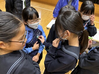 Ｐ４生　助産師さんから学ぶ「いのちの授業」