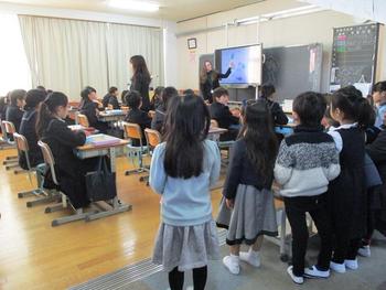 冬の授業見学会・給食試食会